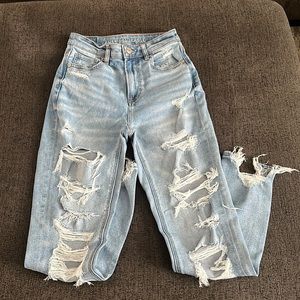 American Eagle ripped jeans